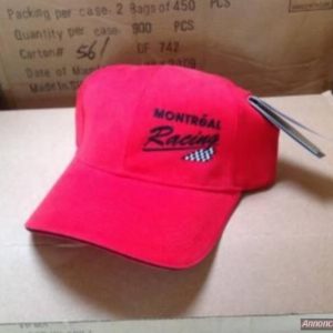lot 150 red caps Montreal Racing Clothing (other) and Accessories Lots de surplus T5-1
