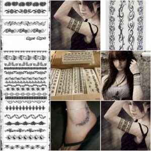 lot 40000 cards of tattoos glitters armband Batch goods (miscellaneous) Lots de surplus Tattoos-bl-1