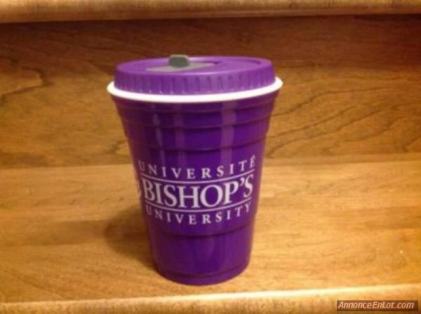 lot 75 purple university bishops coffee glasses Batch goods (miscellaneous) Lots de surplus Ver1-1