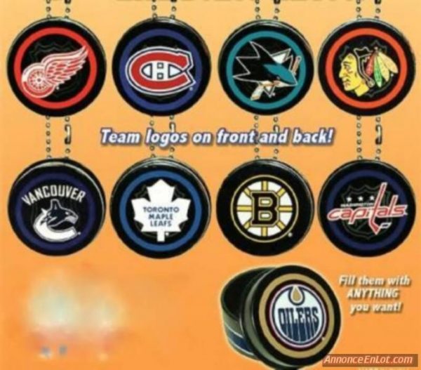 lot 150 Boxes of 900 Items NHL Hockey, 25¢ to 35¢ch Promotional Lots Lots de surplus 1aaaa-1