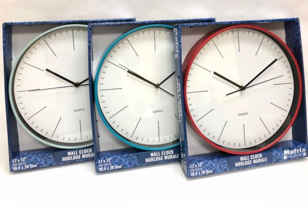 lot 1200 Horloges Murales de 12 pouces Marchandises en lot (divers) Lots de surplus 7m