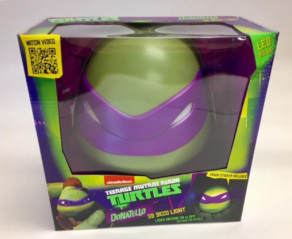 lot 838 Jouets Tortues Ninja Donatello 3D Deco Light Jouets Lots de surplus 3o