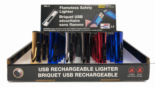 Lot 1832 Briquets USB Rechargeables Marchandises en lot (divers) Lots de surplus Usl-2