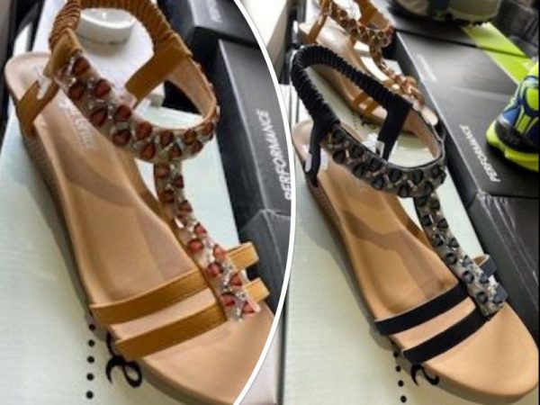 Lot 500 Sandales pour Femmes Marque Maya Grace Chaussures-Bottes Lots de surplus Maya