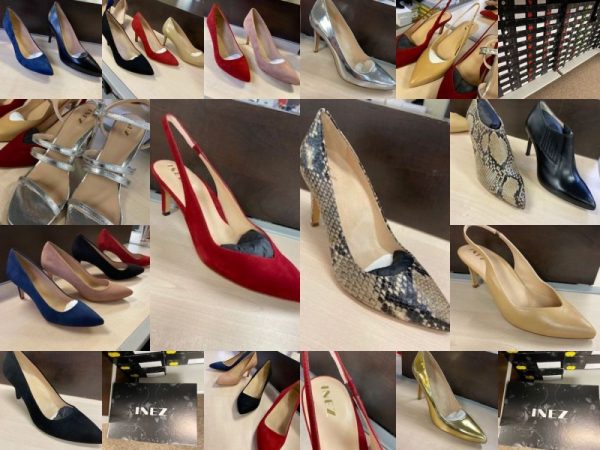 Lot 3000 Paires Chaussures en Cuir pour Femmes Marque Inez Chaussures-Bottes Lots de surplus Inezz