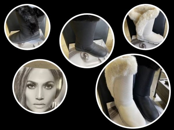 Lot 860 Paires Bottes pour Femmes Marque Jennifer Lopez Chaussures-Bottes Lots de surplus Jlo