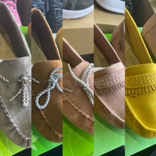 Lot 800 Mocassins en Daim pour Femmes Chaussures-Bottes Lots de surplus 1f