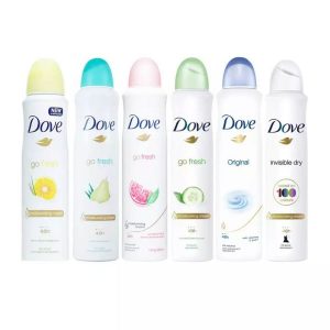 Lot 3000 Déodorants en Spray Dove 250ml Produits pour le Corps Lots de surplus Dove1