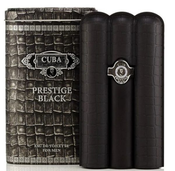 Lot 350 Eaux de Toilette pour Hommes Cuba 90ml Parfums Lots de surplus Cuba-noir1