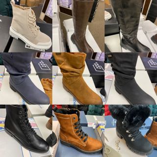 Lot 600 Paires Bottes d’Hiver pour Femmes Chaussures-Bottes Lots de surplus Winter-bot2