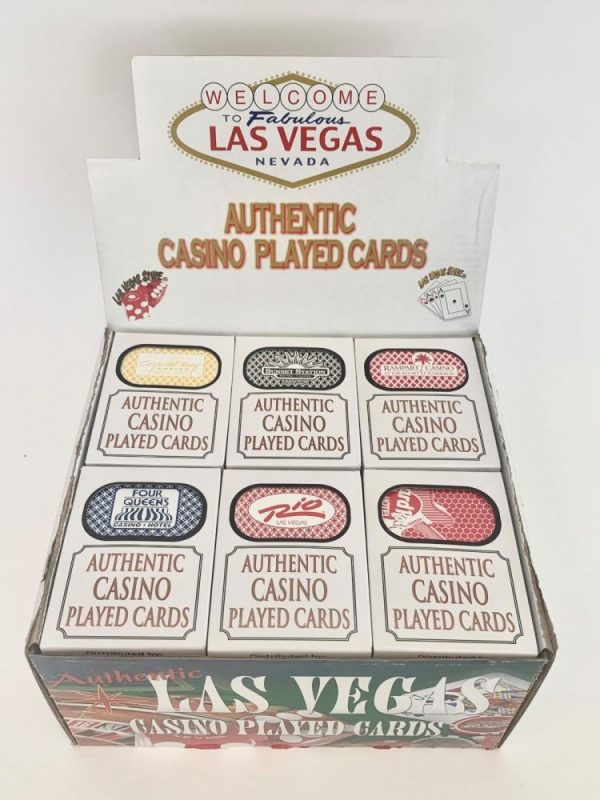 Lot 34516 Paquets de Cartes à Jouer Las Vegas Casino Marchandises en lot (divers) Lots de surplus 22s