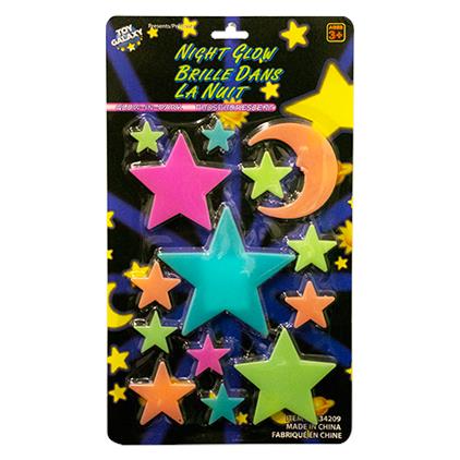Lot 288 Jouets Paquets Étoiles Fluorescentes 1 à 4,5″ Articles Enfants Lots de surplus 8-1