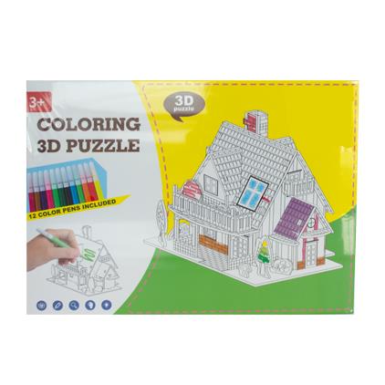Lot 961 Casse-Têtes 3D à Colorier – 12 Crayons Inclus Articles Enfants Lots de surplus 29