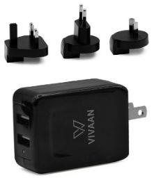 Lot 24 Adaptateurs de Voyage 2X USB-A avec 2 Ports USB Accessoires Électronique Lots de surplus 2e
