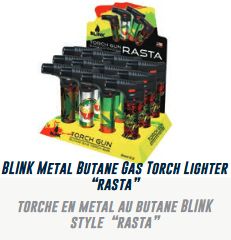 Lot 739 Torches en Métal au Butane BLINK Style Rasta Marchandises en lot (divers) Lots de surplus 812