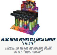 Lot 952 Torches en Métal au Butane BLINK Style « Multicolor » Marchandises en lot (divers) Lots de surplus 816