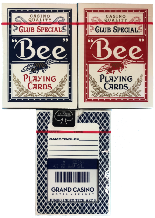 Lot 6391 Jeux de Cartes Réguliers Bee Casino Marchandises en lot (divers) Lots de surplus Bee-casino