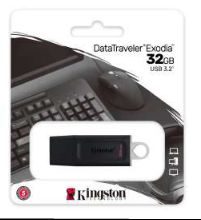 Lot 673 Clés USB 32 Go Kingston Datatraveler Exodia Accessoires Informatique Lots de surplus Dtx-32gb