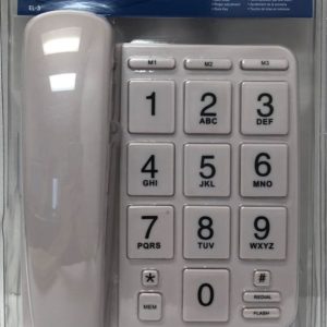 Lot 391 Téléphones Blancs à Gros Boutons Accessoires Électronique Lots de surplus Tel-3wh
