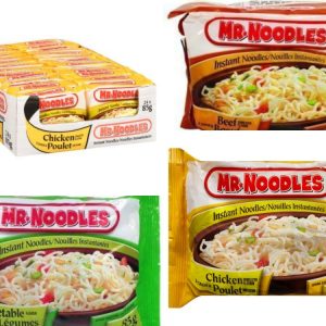 Nouilles Instantanées Mr. Noodle en Vrac, Quantités Illimitées Alimentation Lots de surplus Nouille