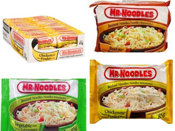 Nouilles Instantanées Mr. Noodle en Vrac, Quantités Illimitées Alimentation Lots de surplus Nouille