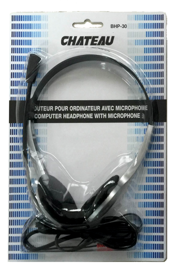 Lot 2730 Écouteurs pour Ordinateur avec Microphone Accessoires Informatique Lots de surplus Bhp-30n