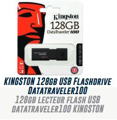 Lot 239 Lecteurs Flash USB KINGSTON 128GB Accessoires Informatique Lots de surplus Fd128gb-king