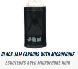 Lot 1408 Écouteurs avec Microphone Noirs Accessoires Électronique Lots de surplus Hx-ep010bk