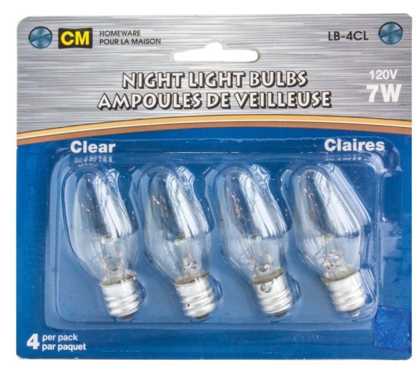 Lot 3728 Paquets de 4 Ampoules Claires de Veilleuse Accessoires Électrique Lots de surplus Lb-4c