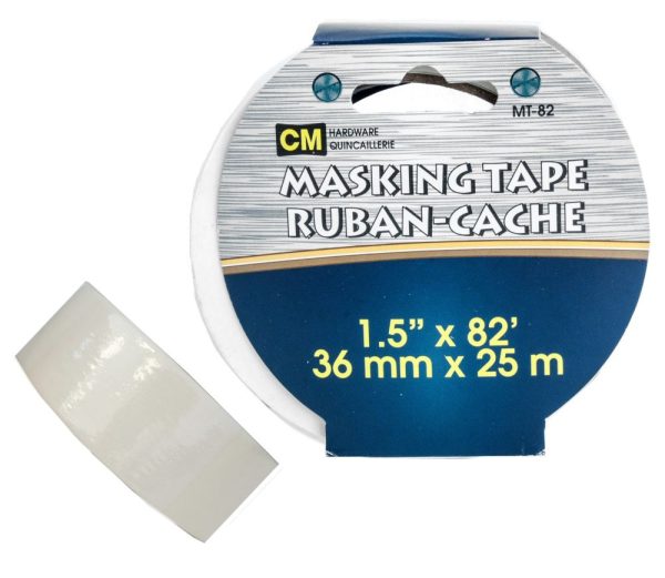 Lot 4547 Rubans Masking Tape 1,5″ x 82 Pieds Quincaillerie Lots de surplus Mt-82