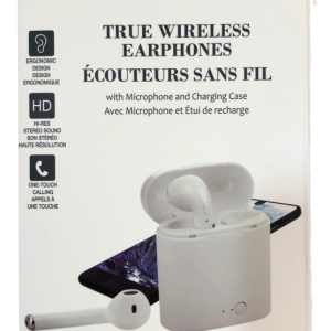 Lot 483 Écouteurs Sans Fil avec Microphone et Étui Recharge Accessoires Électronique Lots de surplus Tw-1