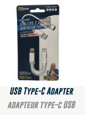 Lot 931 Adapteurs Type-C USB Accessoires Cellulaires Lots de surplus Typec-adapt