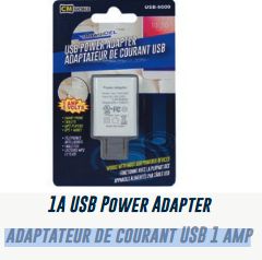 Lot 1189 Adaptateurs de Courant USB Amp 5 Accessoires Électrique Lots de surplus Usb-6000-1