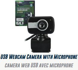 Lot 525 Caméras Web USB avec Microphone Accessoires Électronique Lots de surplus Wc-480p