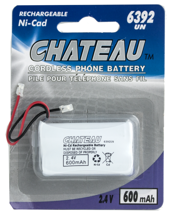 Lot 3858 Batteries pour Téléphone Sans Fil Universelles Pin 2 CHATEAU Batteries Lots de surplus 6392un