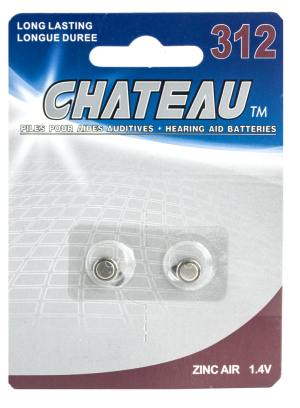 Lot 4652 Paquets de 2 Batteries pour Aide Auditive #312 CHATEAU Batteries Lots de surplus A312-2