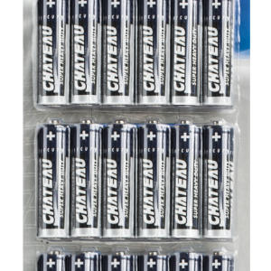 Lot 5380 Paquets de 18 Batteries AA CHATEAU Batteries Lots de surplus Aa-18ch