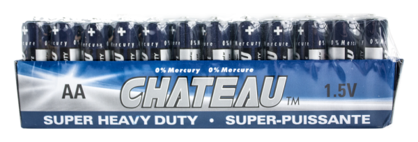 Lot 3729 Paquets de 48 Batteries AA CHATEAU Batteries Lots de surplus Aa-48ch