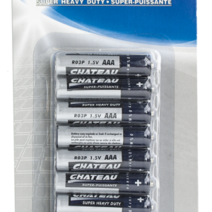 Lot 6939 Paquets de 8 Batteries AAA CHATEAU Batteries Lots de surplus Aaa-8ch