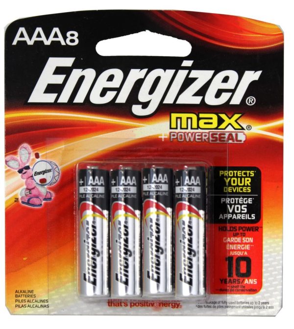 Lot 2605 Paquets de 8 Batteries AAA, ENERGIZER Batteries Lots de surplus Aaa-8ener