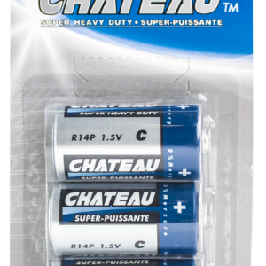 Lot 6592 Paquets de 3 Batteries C , CHATEAU  Batteries Lots de surplus C-3ch