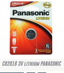 Lot 6830 Batteries au Lithium CR2016 3V, PANASONIC Batteries Lots de surplus Cr2016-1-pan