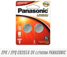 Lot 4749 Paquets de 2 Batteries au Lithium CR2016 3V, PANASONIC Batteries Lots de surplus Cr2016-2pan