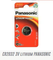 Lot 5729 Batteries au Lithium CR2032 3V, PANASONIC Batteries Lots de surplus Cr2032-1-pan