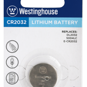 Lot 8593 Batteries au Lithium CR-2032, 3V, WESTINGHOUSE Batteries Lots de surplus Cr2032-bp1