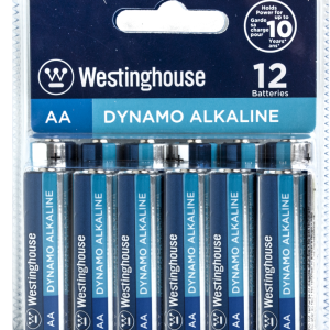 Lot 3729 Paquets de 12 Batteries AA, Alcalines Dynamo WESTINGHOUSE Batteries Lots de surplus Dbpaa-12