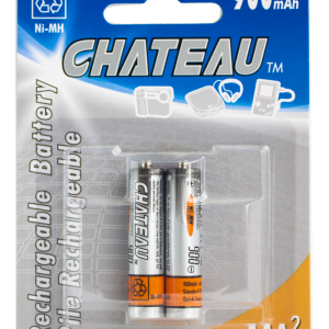 Lot 6582 Paquets de 2 Batteries AAA Rechargeables CHATEAU Batteries Lots de surplus Nm900-2