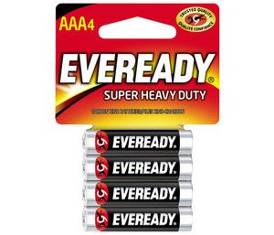 1215sw 4 Lot 5738 Paquets de 4 Piles AA Eveready Super Heavy Duty