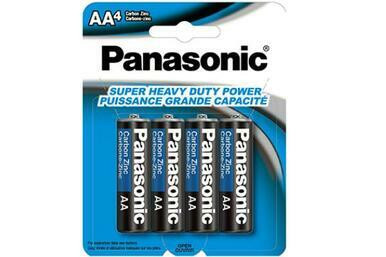 um4npa4bca Lot 9472 Paquets de 4 Piles AA Panasonic Heavy Duty