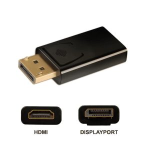 03657 1 Lot 220 Adaptateurs Displayport (DP) Mâle vers HDMI Femelle
